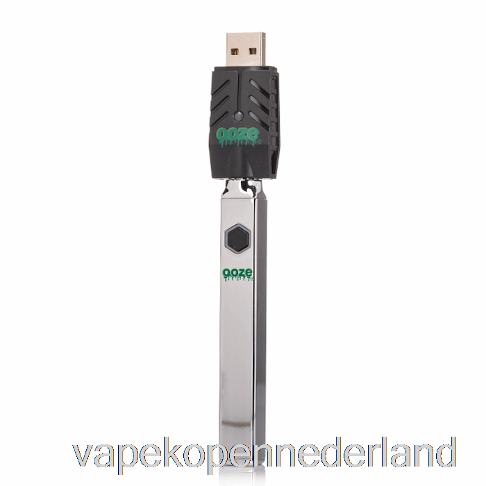 Vape Nederland Ooze Quad Flex Temp 500mah Batterij Chroom